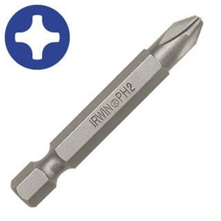 Irwin No. 2 Phillips Power Bit 3 in. IWAF23PH2BLK10